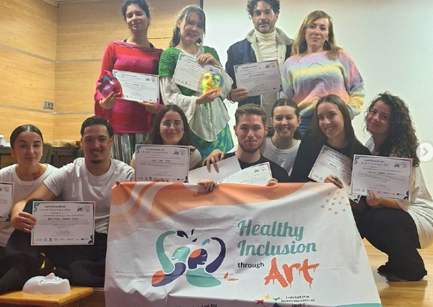 Presentación de la obra final del proyecto Healthy Inclusion through Art IES BEN GABIROL