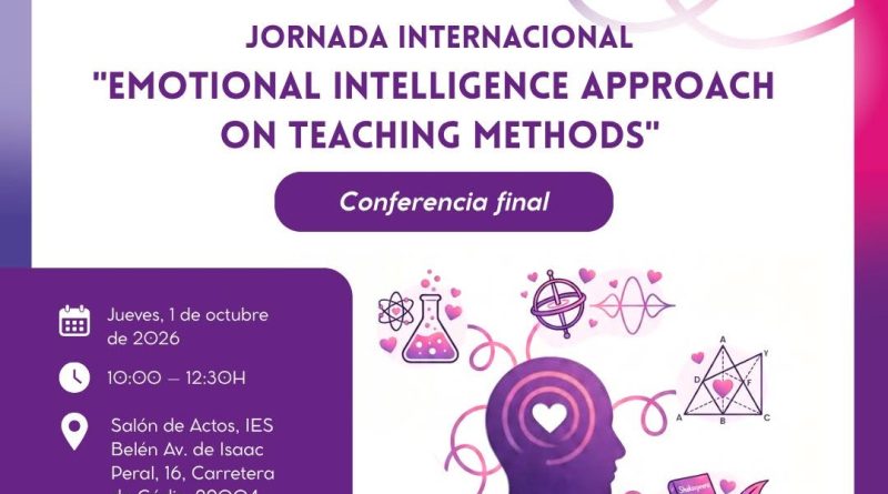 Jornada sobre inteligencia emocional aplicada a los métodos de enseñanza. ¡Participa!